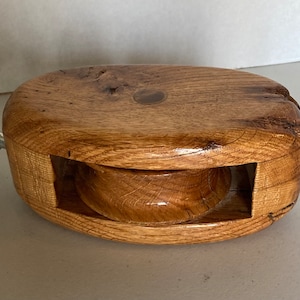 Wooden pulley