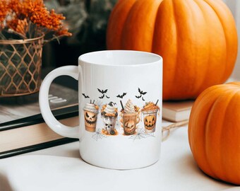 Spooky Sips : Tasse à café d’Halloween, Amateur de café, Halloween effrayant mais drôle