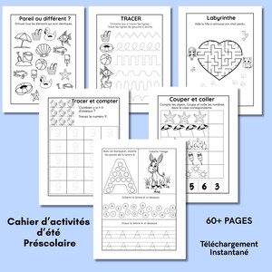Cahier d'activité activité d'Oriental Carnet de vacance pour tout-petit jeu de au d'imprimer pour enfant Fiche educatief prematernelle