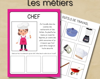 Jeu d'association sur les métiers maternelle Tapi de tri d'aides communataires préscolaire Cartes sur les emplois et professions pour enfant
