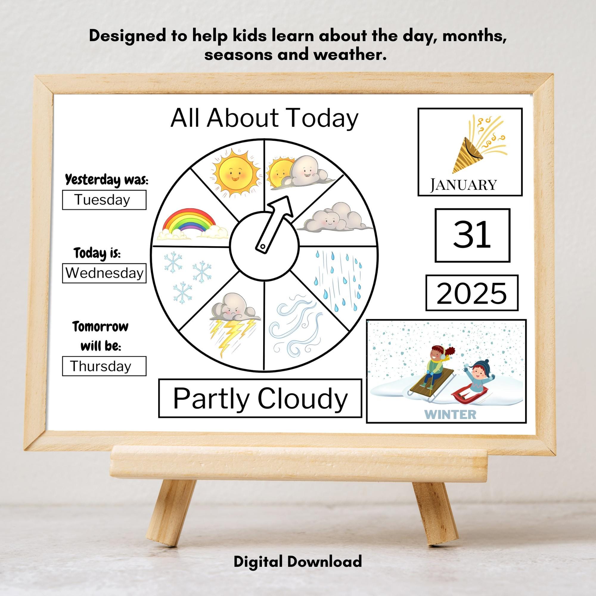 Weather Chart For Kids