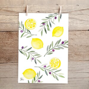Carte Citrons (avec enveloppe)
