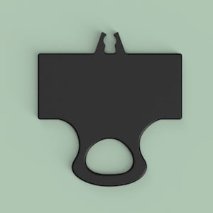 Brake pad spacer 3D print model