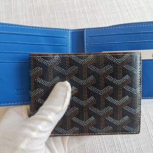 Customized Authentic Goyard card holder. Brand New Never Used