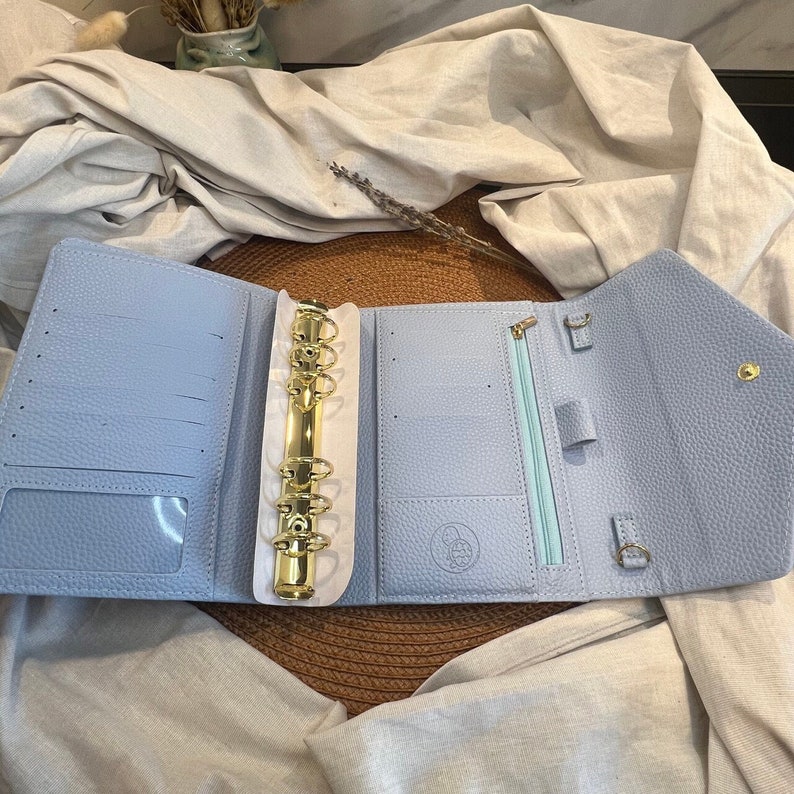 Deluxe A6 Premium Budget Binder // Ring binder with change compartment for the envelope method image 9