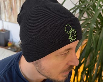 Embroidered Turtle Hat