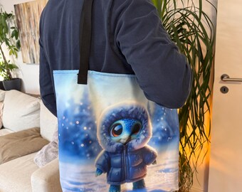 Large fabric bag Snow