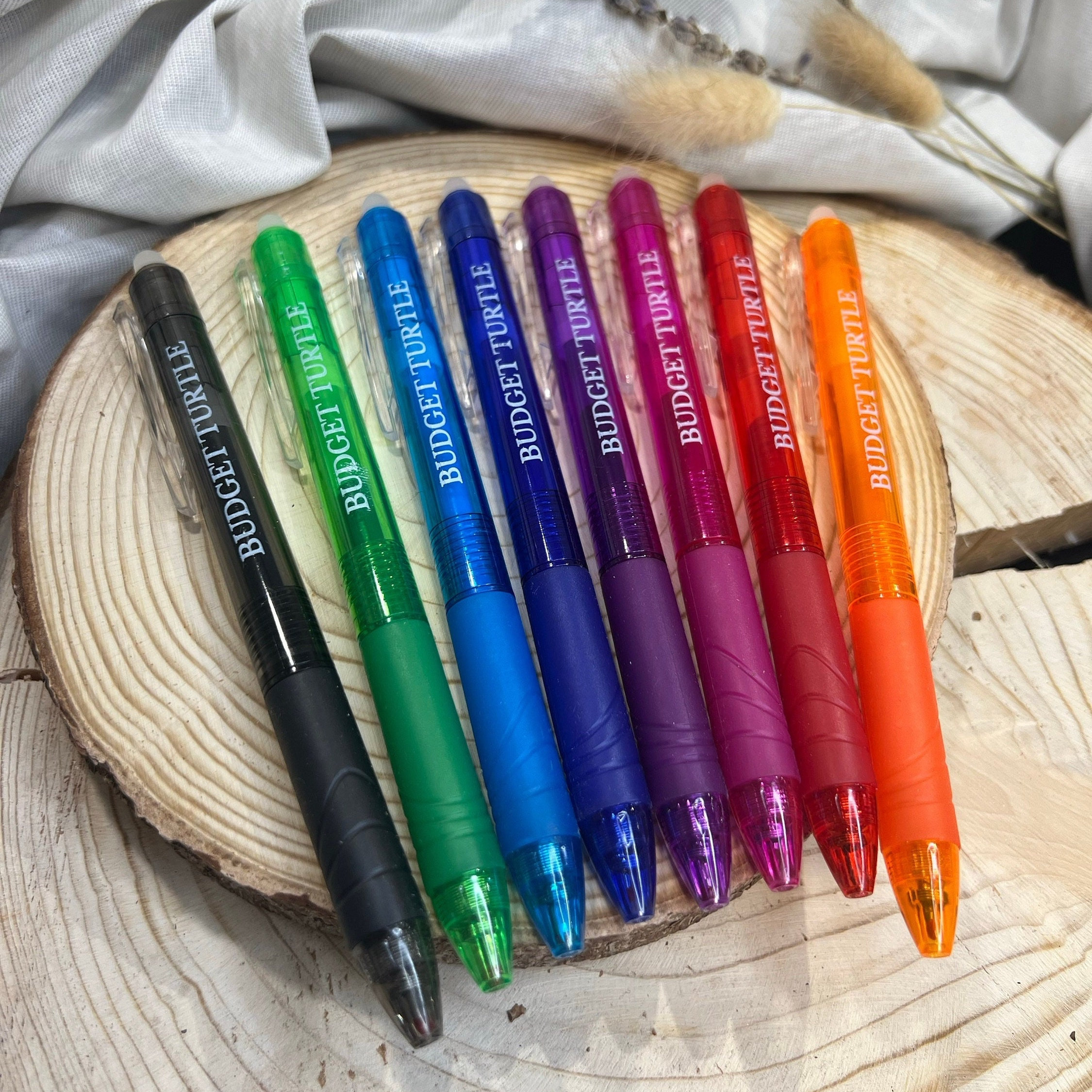 Individual 0.5mm Fine Tip Gel Pen Set 12 Colours Available Journal Office  School Supply 