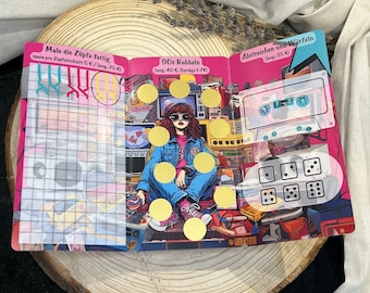 90s Kid Birthday Folding Card // Birthday Challenge // Budget Planning // Savings Challenge // Challenge with Tracker