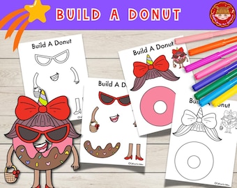 Bauen Sie ein Donut-Handwerk: Nationale Donut-Tagesaktivität (PDF druckbar)