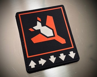 Helldivers - Eagle 500 kg Bomb - 3D PVC Rubber Patch