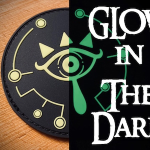 Glowing Eye - PVC Rubber Patch
