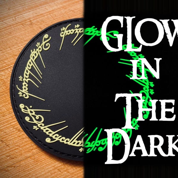 Glowing Rune Ring - PVC Rubber Patch