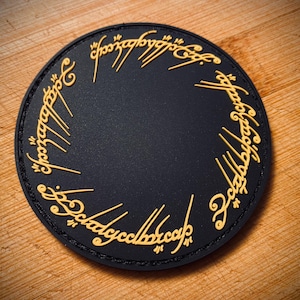 Golden Rune Ring - PVC Rubber Patch