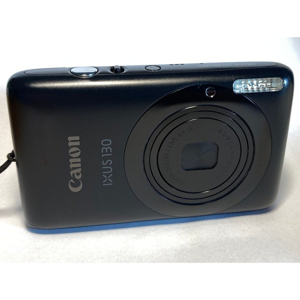 Canon IXUS 130 Digitalkamera PowerShot SD1400 IS Digital Elph Kamera camera - sehr guter Zustand - black schwarz