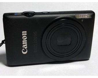 Canon IXUS 220 HS digital camera PowerShot 300 HS Elph 220HS - very good condition & original packaging - black