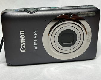 Canon IXUS 115 HS digitale camera - PowerShot Elph 100 Hs 115HS - 12 MP 4x zoom - grijs - in originele verpakking & zo goed als nieuw