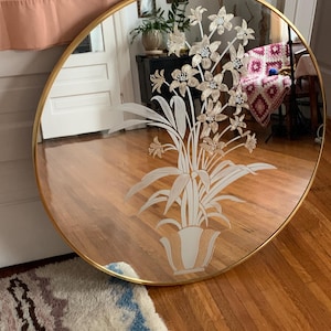 Windsor Mirror Etched - Etsy