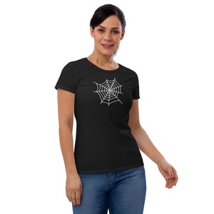 Dames spinnenweb-T-shirt