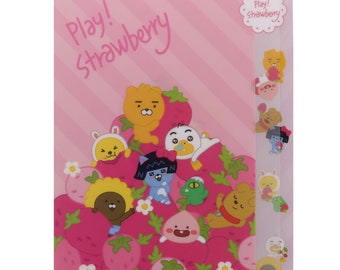 KAKAO FRIENDS - Clearfile 5p "Strawberry 2"