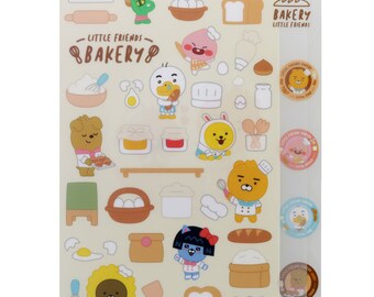 KAKAO FRIENDS - Clearfile 5p "Bakery 2"