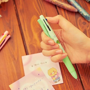 Kakao Friends Multi-stylo vert ou rose image 3