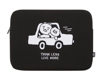 RYAN & CHOONSIK Black White Notebook Pouch (17”)