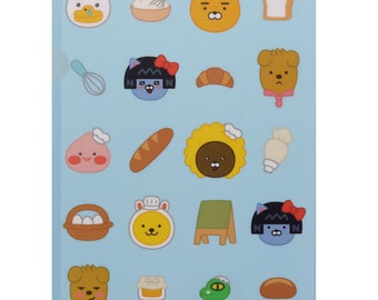 KAKAO FRIENDS - Clearfile "Bakery 1"