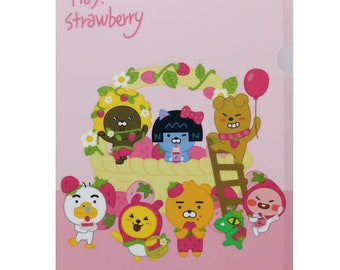 KAKAO FRIENDS - Clearfile "Strawberry 2"