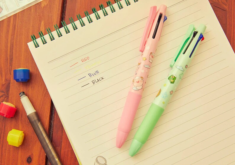 Kakao Friends Multi-stylo vert ou rose image 4