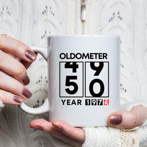 Funny 50th Birthday Mug for Men or Women, Birthday Gag Gift, Milestone Birthday Gift