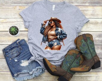 Modern Cowgirl Rodeo Shirt, Trail Ride Shirt, Gift for Friend, Girls Trip Tee