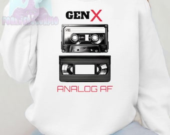 Generation X Sweatshirt | Gen X Humor for Men and Women | Gift for People Born 1965–1980 | Gen X Nostalgia Shirt
