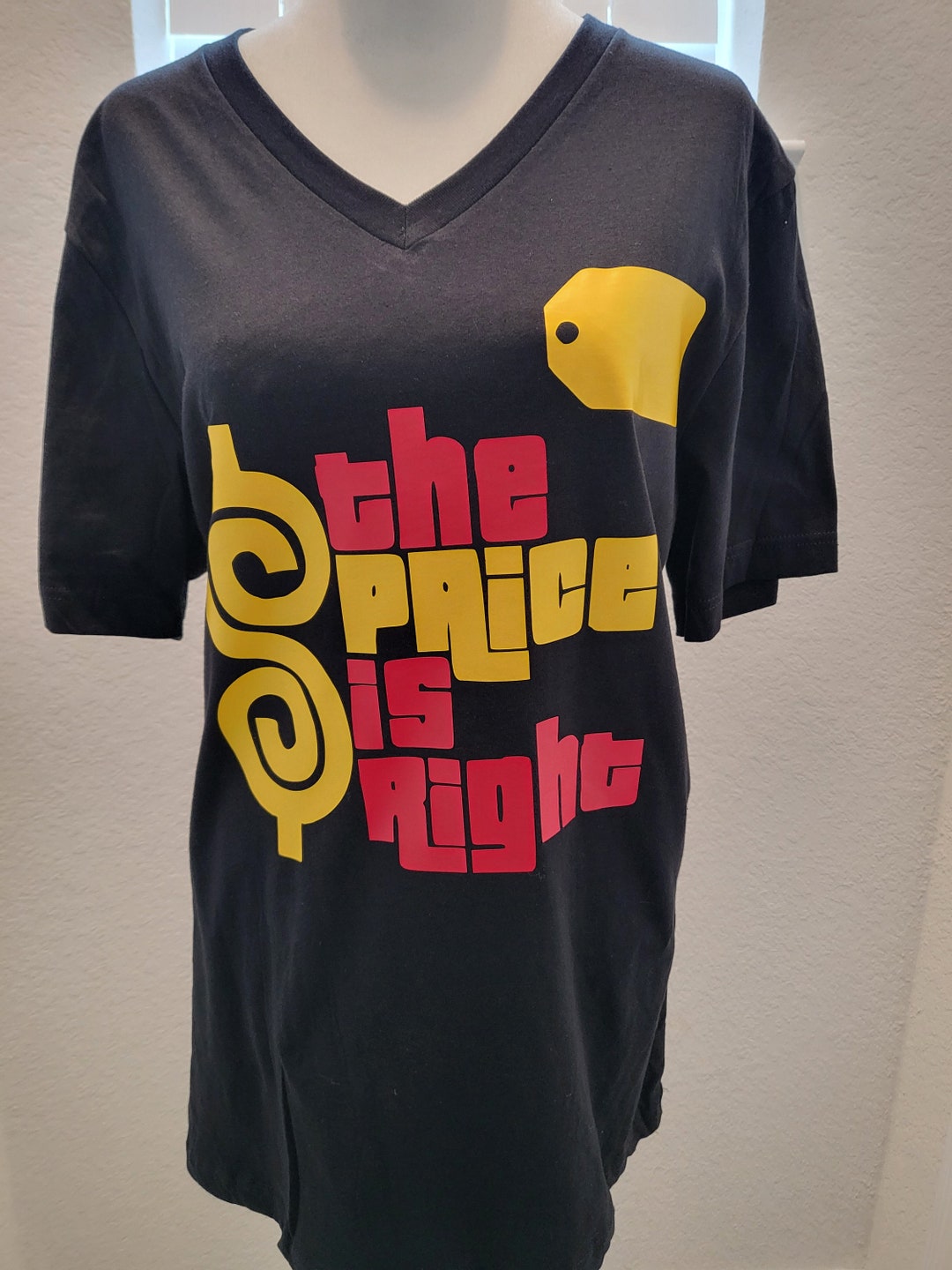 V-neck Shirt, Game Show T-shirt, the Price is Right T-shirt, the Price