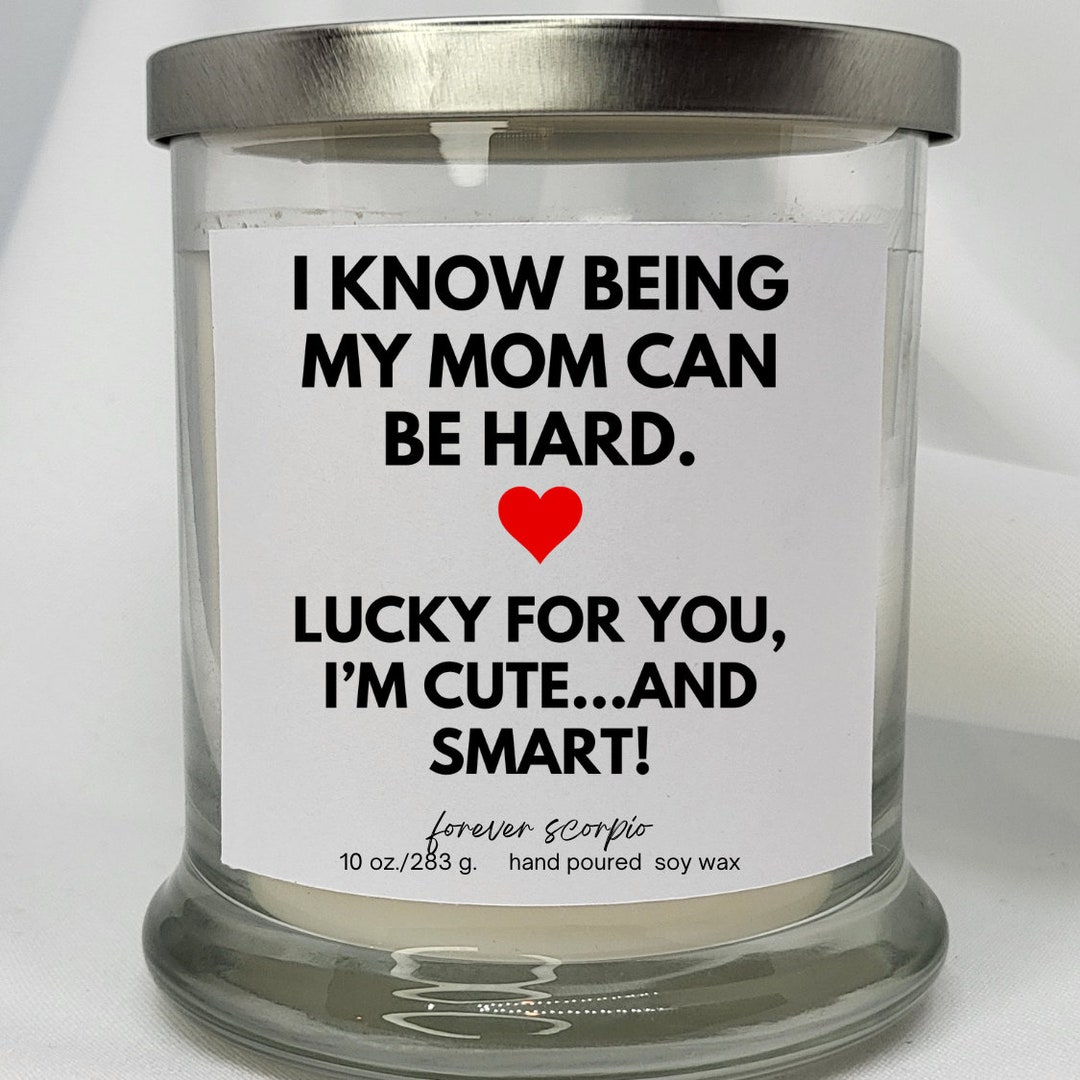 Funny Candle for Mom, Mother Appreciation Gift, Birthday Gift for