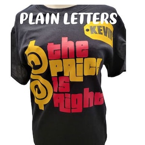 Game Show T-shirt, The Price Is Right T-shirt, The Price Is Right Live, TV Show Shirt, Retro Game Show