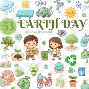 Erde Tag Clipart, Erde Tag png, Flower Power Clipart, Positive Vibes png, Happy Erde Tag Clipart, Recycling Clipart