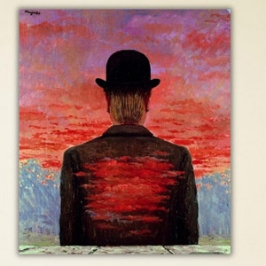 René Magritte Companions of Fear Canvas, Rene Magritte Canvas Wall Art, Rene Magritte Artworks Print Art, Rene Magritte Poster,Ready To Hang