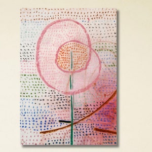 Paul Klee Canvas, Paul Klee Blossoming 1934 Canvas Poster, Modern Decor Art,Abstract Colors Art,Famous Wall Art,Abstract Print,Ready To Hang