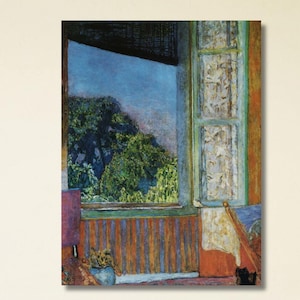 Pierre Bonnard The Open Window Canvas Print,Pierre Bonnard Poster,Pierre Bonnard,Pierre Bonnard Poster,Pierre Bonnard Wall Art,Ready To Hang