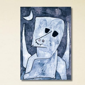 Angel Applicant (1939)by Paul Klee Painting Canvas Print, Paul Klee Art Canvas,Modern Decor Art,Famous Wall Art,Abstract Print,Ready To Hang
