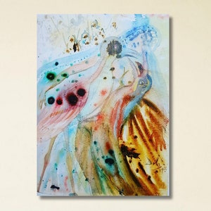 Salvador Dali Print Art,Salvador Dalí Charmeur de Serpent Canvas,Dalí Art,Salvador Dali Exhibition Poster Print,Surrealism Art,Ready To Hang