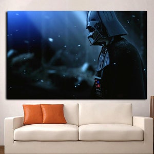 Starwars Canvas Wall Art, Starwars Darth Vader Canvas Art, Star Wars Wall Art, Star Wars Poster Print Art,Star Wars Wall Decor,Ready to Hang