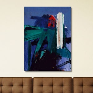 Franz Jozef Kline Blueberry Eyes Canvas Wall Art,Franz Kline Poster Art Print,Modern Wall Art Decor,Famous Wall Art Decor,Abstract Print Art