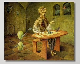 Remedios Varo Canvas,Creation of the Birds by Remedios Varo Fine Print,Varo Canvas,Vintage Art Print,Fantasy Print ,Varo Art,Ready To Hang