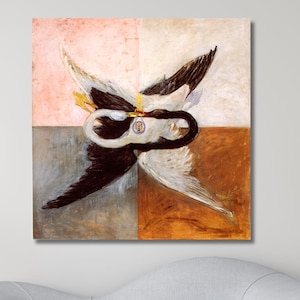 Hilma af Klint Poster Art,Hilma af Klint The Swan No II Canvas Art,Hilma af Klint reproduction,Hilma Canvas,Abstract Decor,Ready to Hang