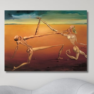 The Dance by Salvador Dali 1957 Canvas , Dali Wall Art,Salvador Dali Painting,Surreal Painting,Salvador Dali Canvas,Dali Print,Ready To Hang
