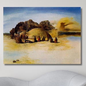 Salvador Dali Paranoiac Visage Canvas Salvador Dali Poster Salvador Dali Print on Canvas,Canvas Poster Wall Art  Salvador Dali Wall Décor