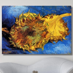 Van Gogh Wall Home Decor,Sunflowers Vincent Van Gogh Canvas Art,Van Gogh Canvas Wall Art,Van Gogh Exhibition Modern Art Poster,Ready To Hang