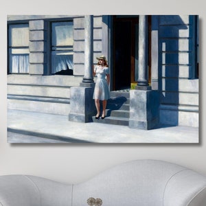 Edward Hooper Sommer Leinwand Wandkunst, Edward Hopper Leinwand Druck, Edward Hopper Reproduktion Kunst, Modernes Wohndekor, Edward Hopper Gemälde